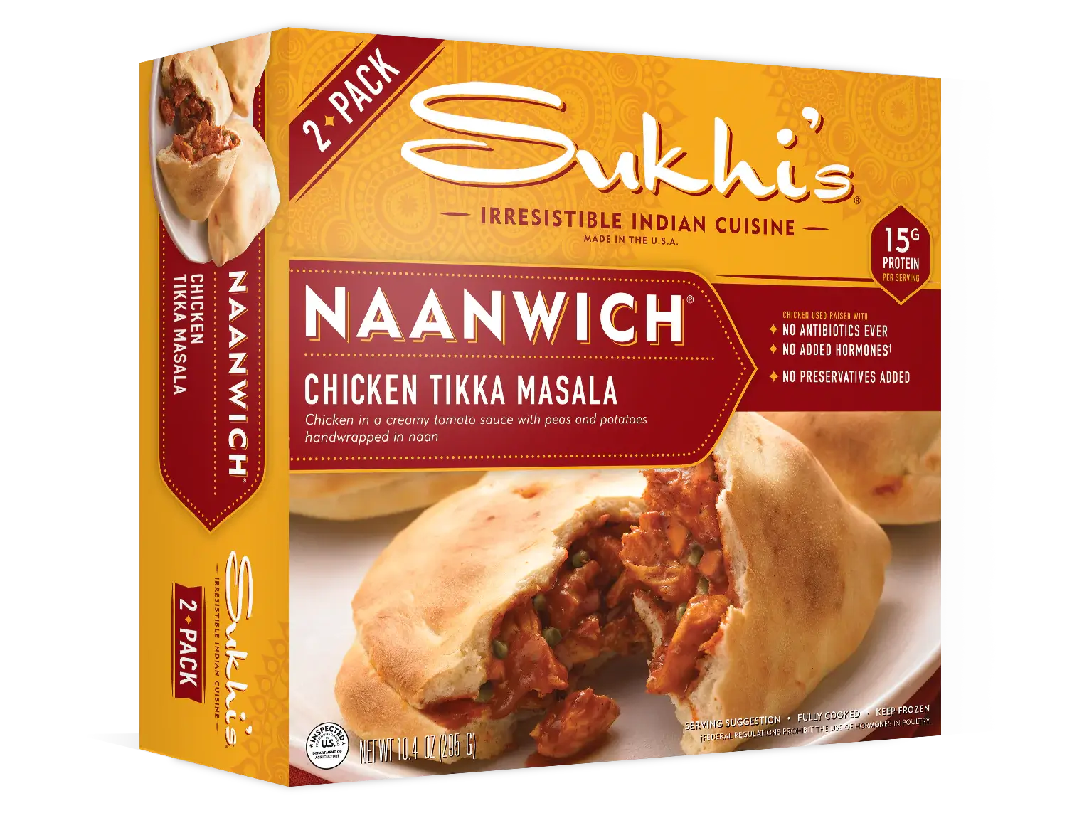 Chicken Tikka Masala Naanwich Naan Sandwich