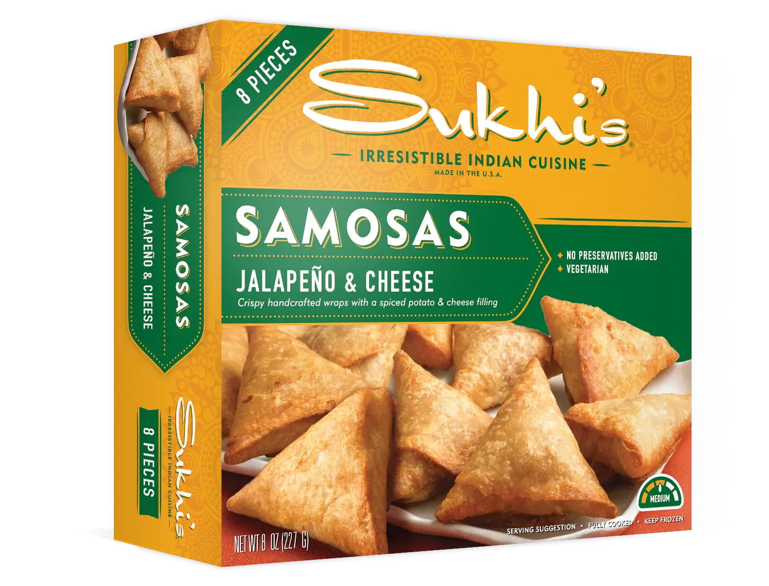 Jalapeño & Cheese Indian Samosa Appetizer