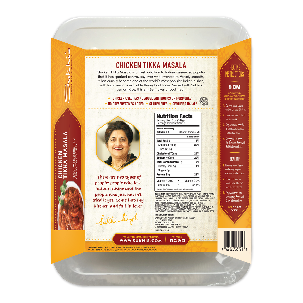 Chicken Tikka Masala - 15 Oz – Sukhi's Gourmet Indian Foods