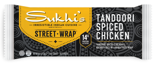 Tandoori Spiced Chicken Indian Street Wrap