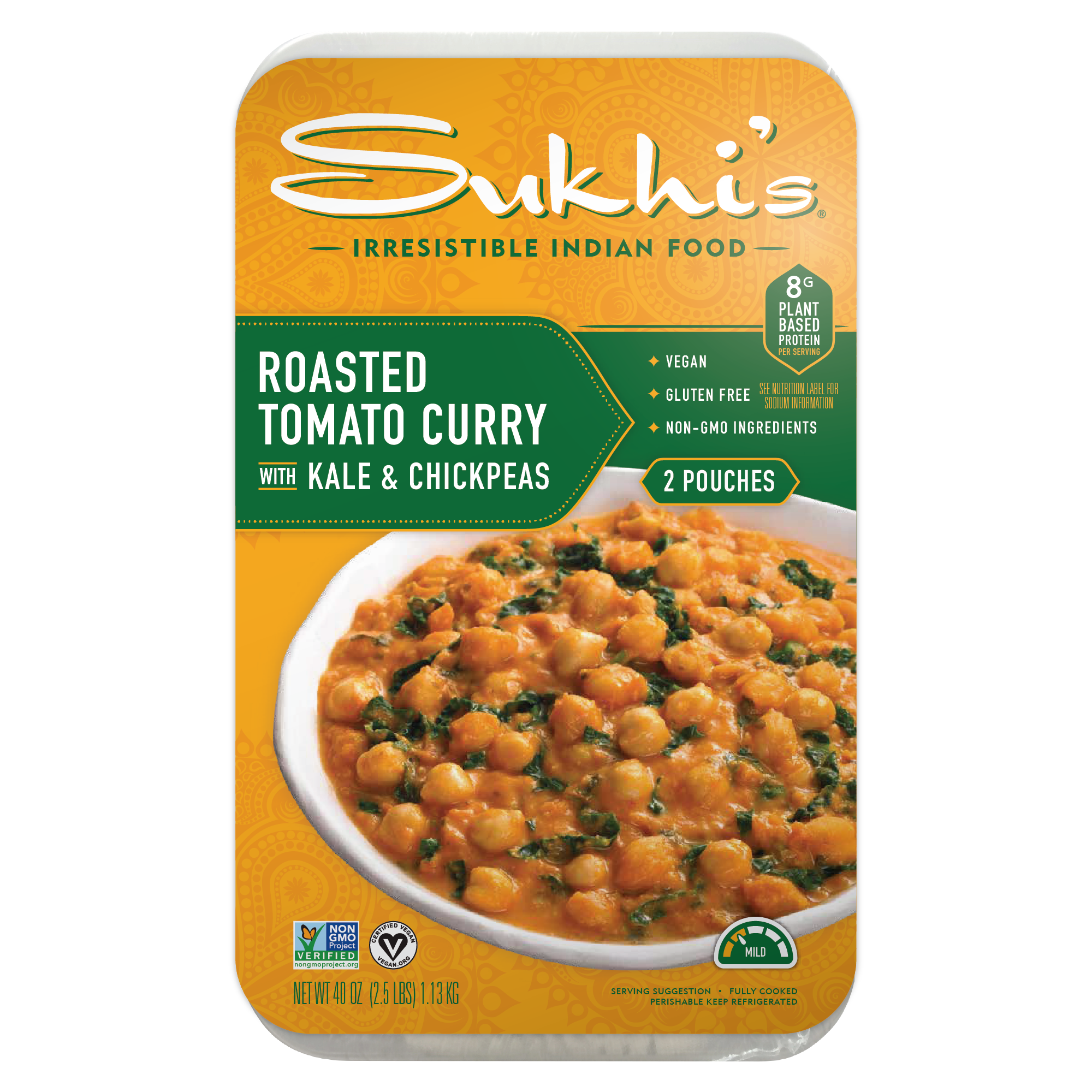 Roasted Tomato Curry with Kale & Chickpeas - Family Size