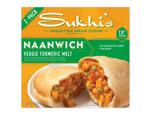 Load image into Gallery viewer, Veggie Turmeric Melt Naan Sandwich
