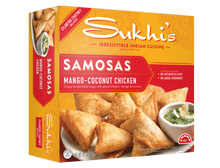 Load image into Gallery viewer, Mango Coconut Chicken Indian Samosa
