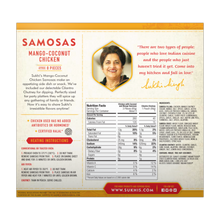 Load image into Gallery viewer, Mango Coconut Chicken Indian Samosa
