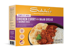 Load image into Gallery viewer, Chicken Curry Frozen Meal with Naan &amp; Basmati Rice
