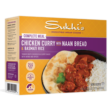 Load image into Gallery viewer, Chicken Curry Frozen Meal with Naan &amp; Basmati Rice
