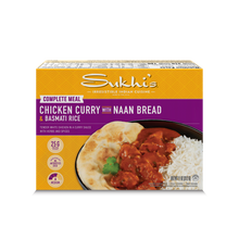 Load image into Gallery viewer, Chicken Curry Frozen Meal with Naan &amp; Basmati Rice
