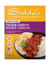 Load image into Gallery viewer, Chicken Curry Frozen Meal with Naan &amp; Basmati Rice
