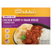 Load image into Gallery viewer, Chicken Curry Frozen Meal with Naan &amp; Basmati Rice
