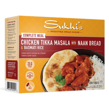 Load image into Gallery viewer, Chicken Tikka Masala Curry Frozen Meal with Naan &amp; Basmati Rice
