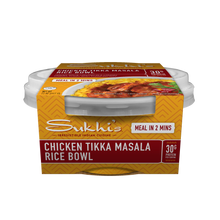 Load image into Gallery viewer, 11 oz Chicken Tikka Masala Curry Rice Bowl Refrigerated
