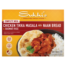 Load image into Gallery viewer, Chicken Tikka Masala Curry Frozen Meal with Naan &amp; Basmati Rice
