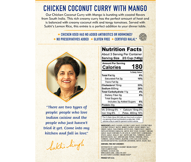 Sukhi's Coconut Curry Chicken Bundle - 6pk Entrees