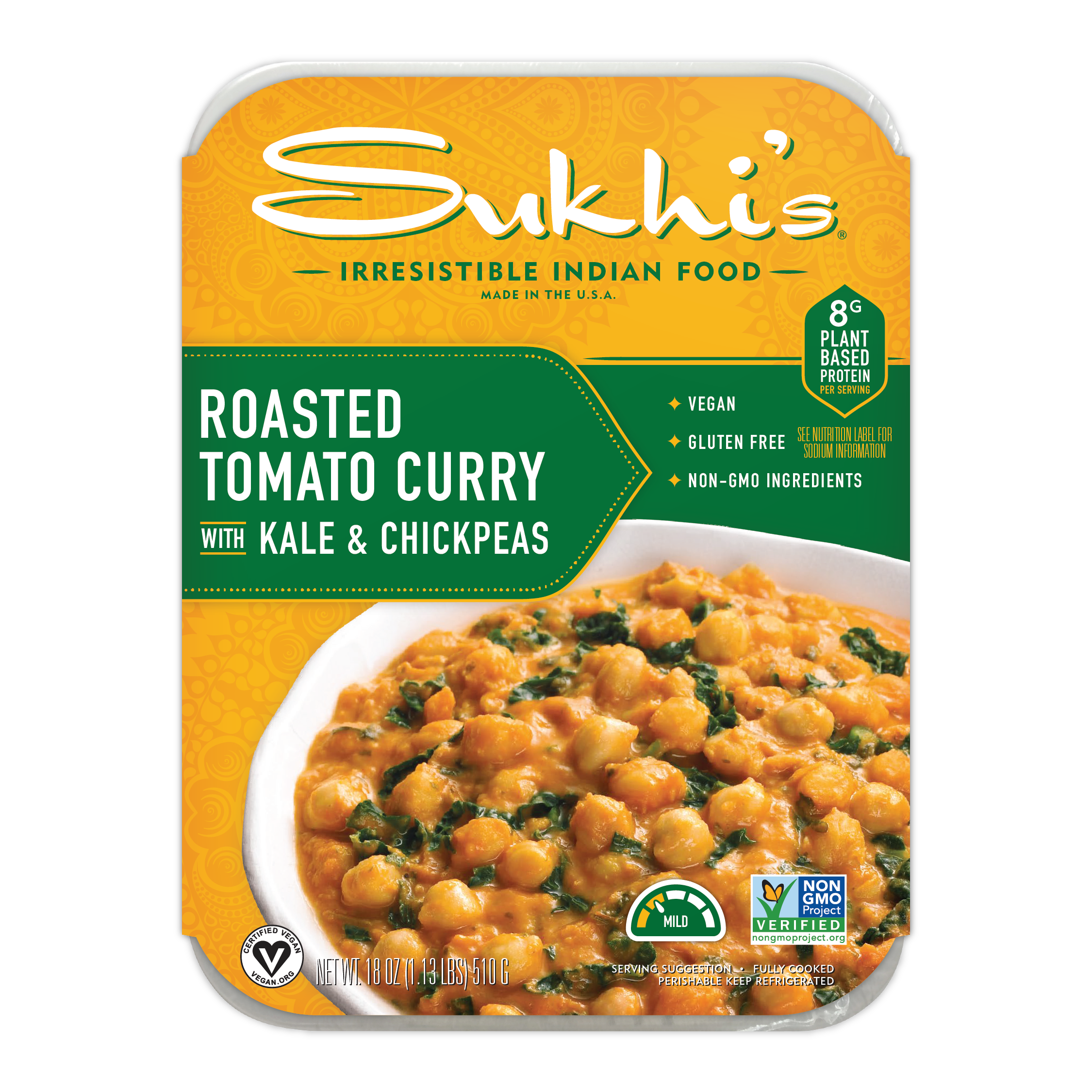 Roasted Tomato Curry with Kale & Chickpeas