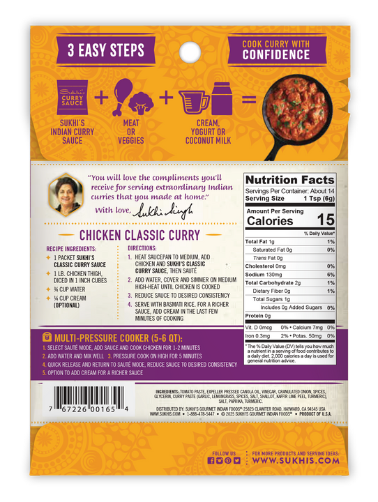 Classic Curry Indian Curry Sauce