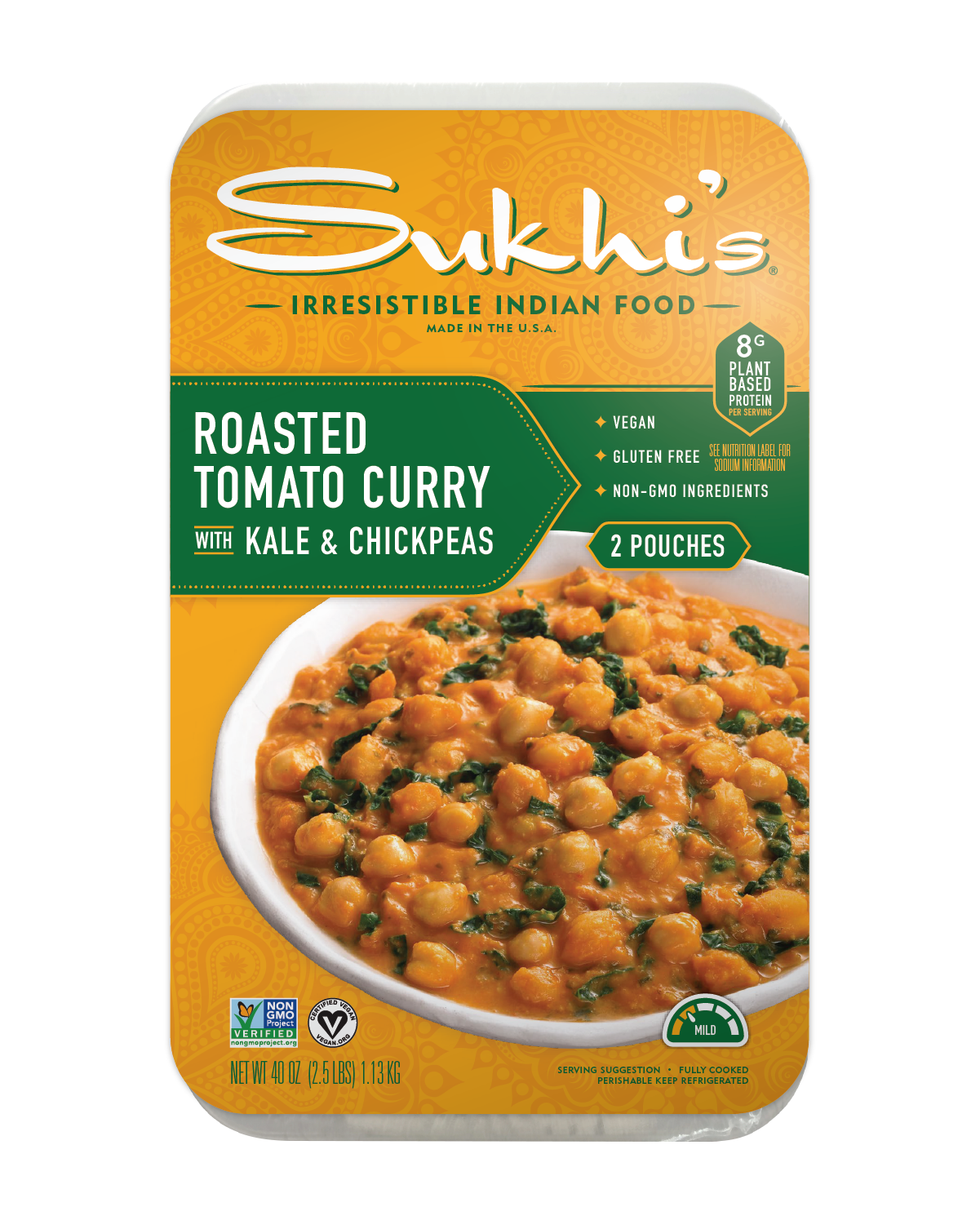 Roasted Tomato Curry with Kale & Chickpeas - Family Size