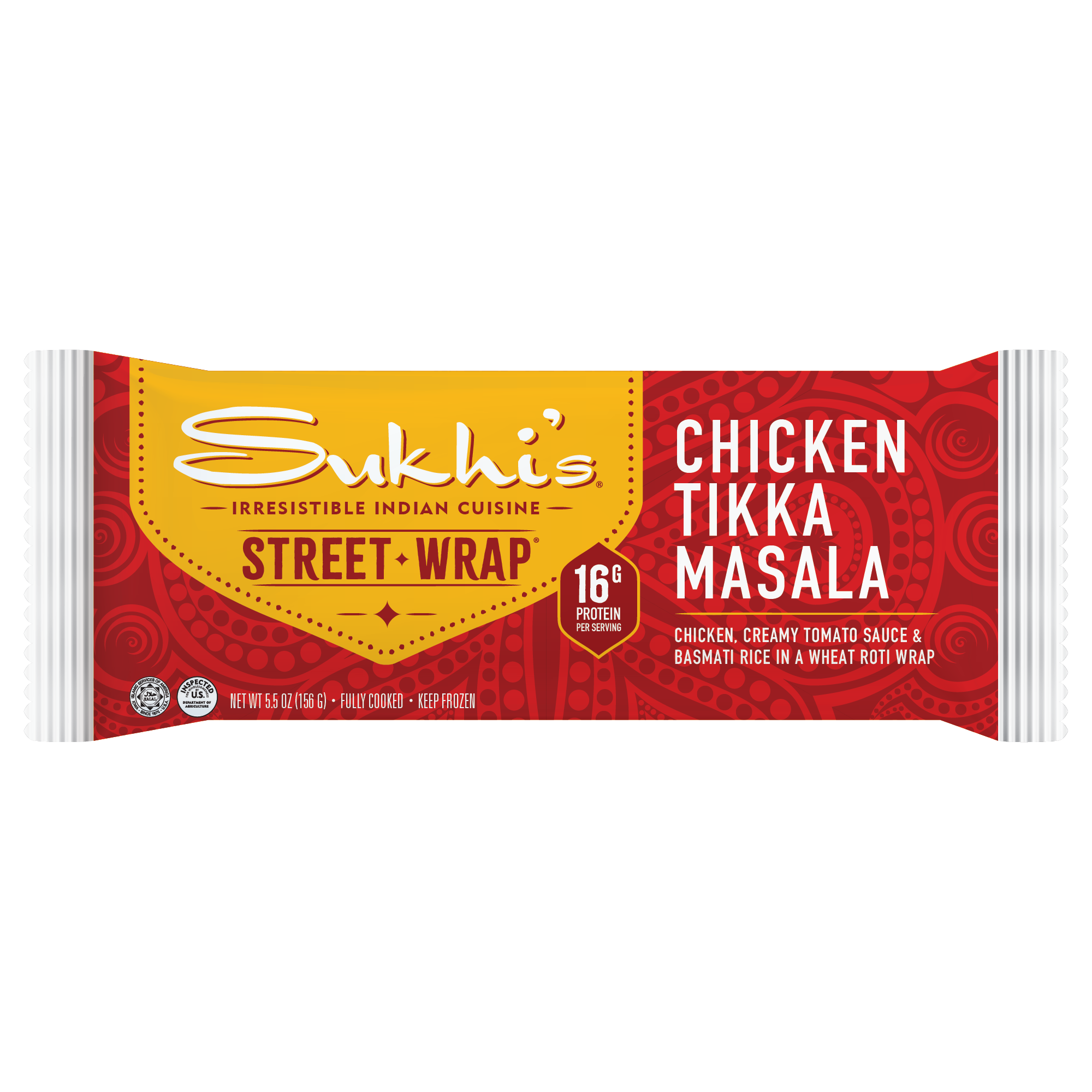 Chicken Tikka Masala Indian Street Wrap® Entree
