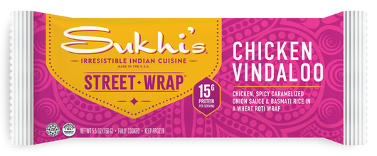 Chicken Vindaloo Indian Street Wrap