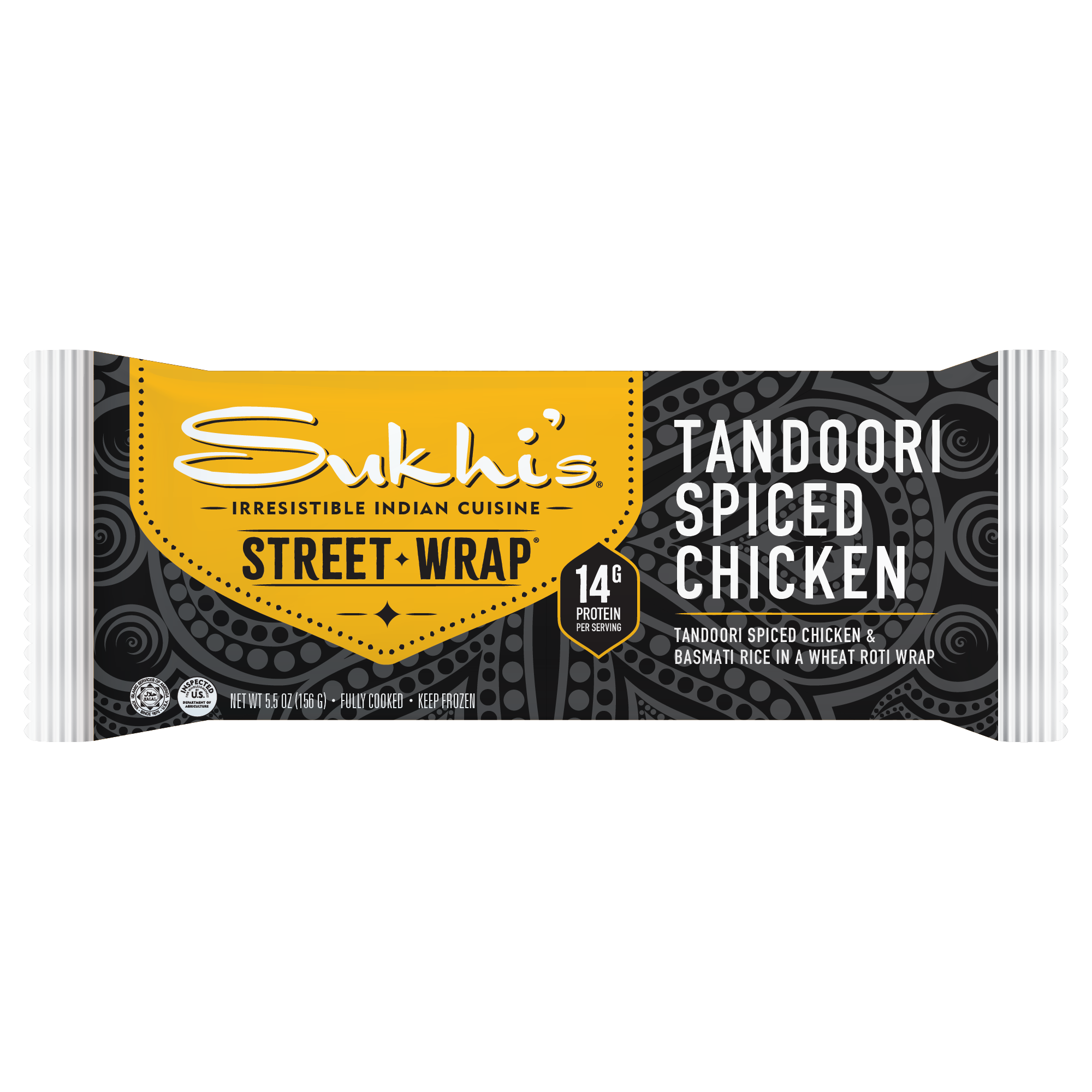 Tandoori Spiced Chicken Indian Street Wrap® Entree
