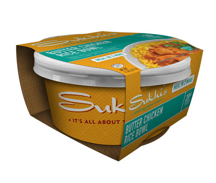 11 oz Butter Chicken Curry Rice Bowl Refrigerated