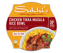 Load image into Gallery viewer, 11 oz Chicken Tikka Masala Curry Rice Bowl Refrigerated
