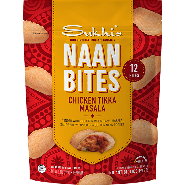 Chicken Tikka Masala  Naan Bites Indian Appetizer