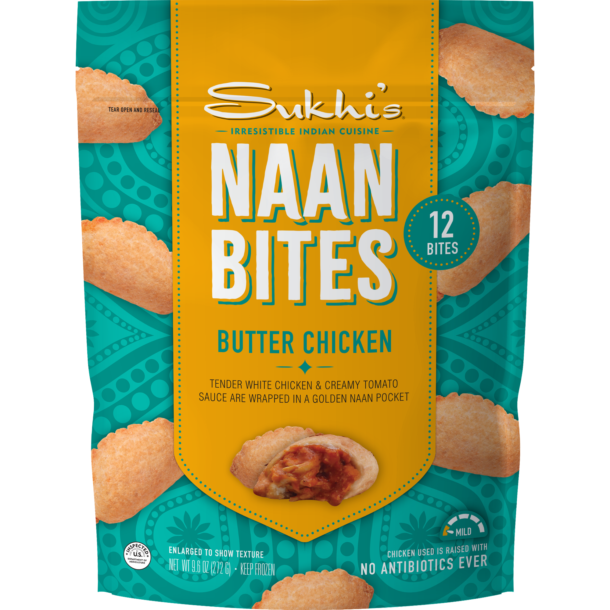 Butter Chicken Naan Bites Indian Appetizer