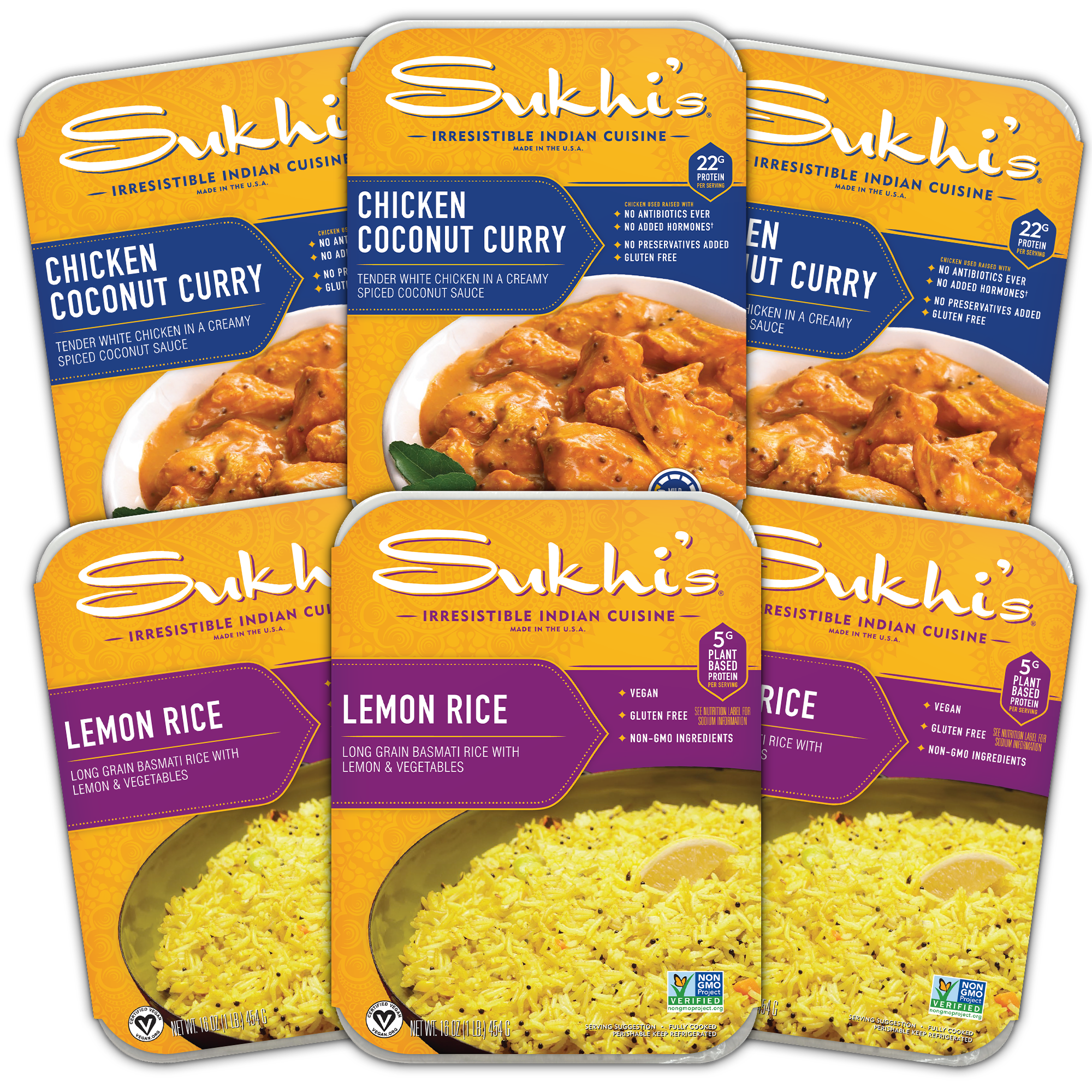 Pre-order today! - Sukhi's Coconut Curry Chicken Bundle - 6pk Entrees