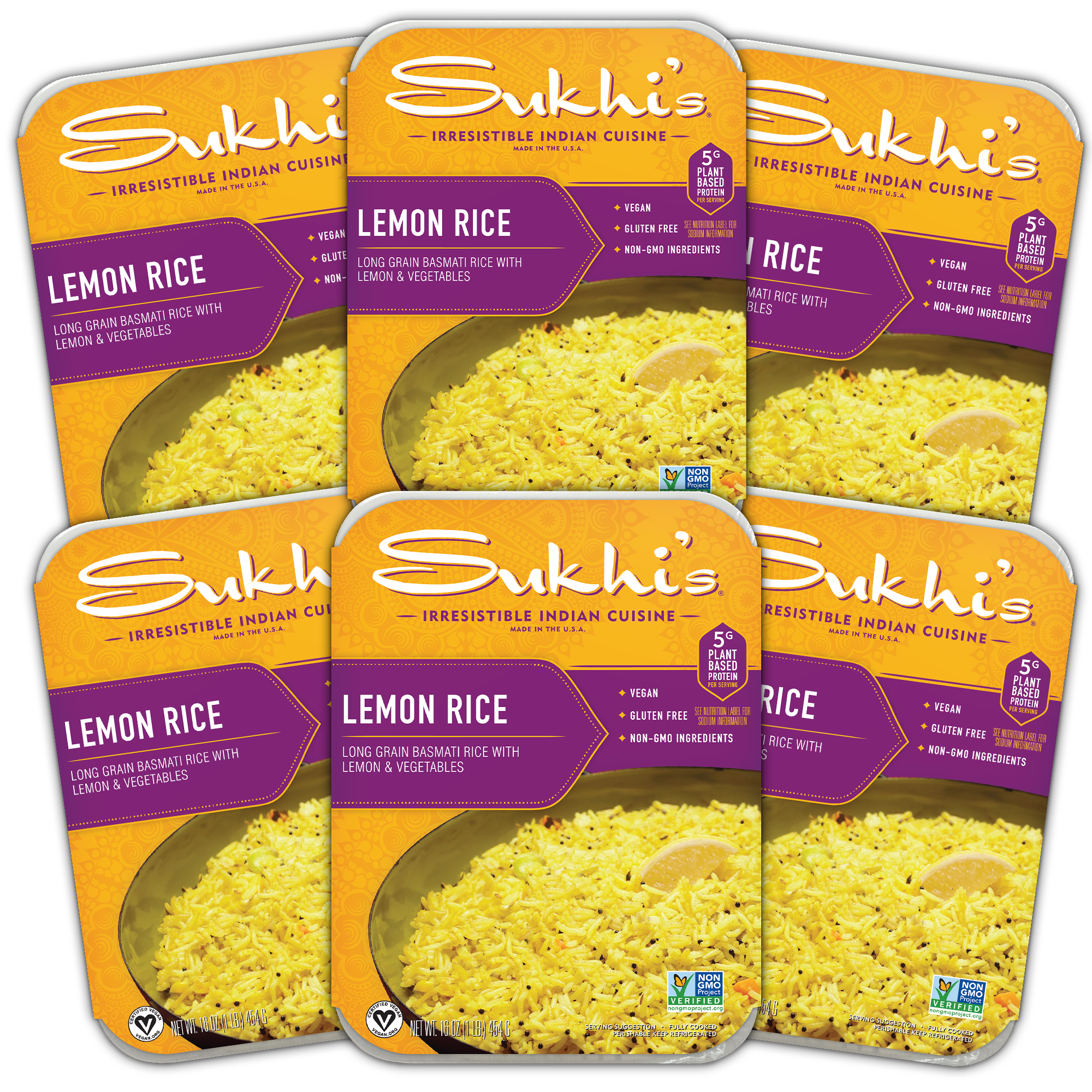 Pre-order today! - Lemon Rice Bundle - 6pk Sides