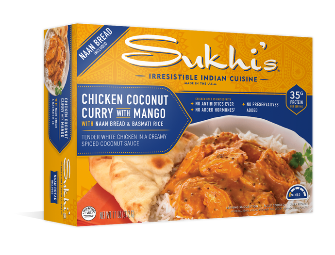 Chicken Coconut Curry With Mango | Sukhi's